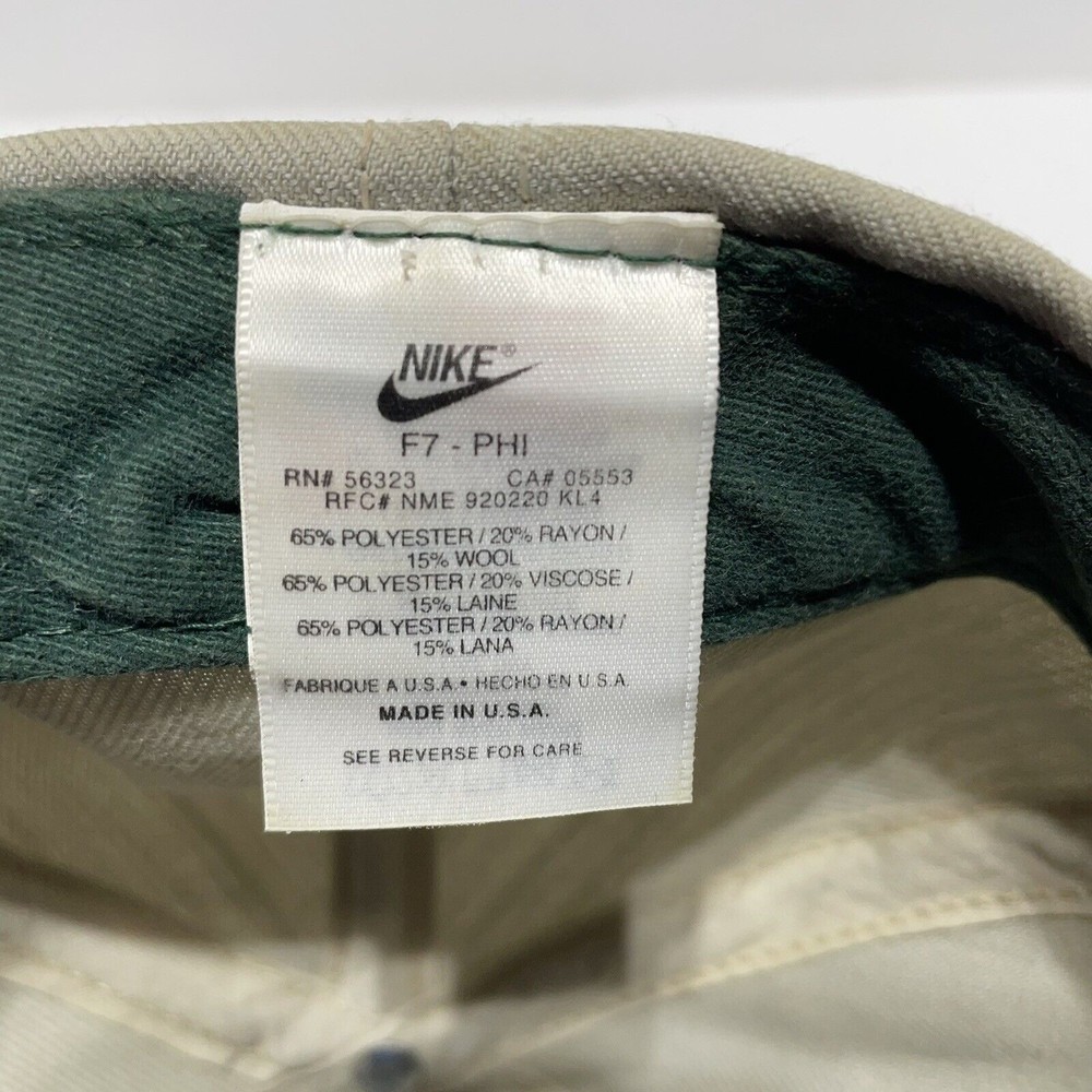 Vintage Nike Golf Hat Size 7 1/8, Grey/Blue, USA, F7-PHI, Legends Club of TN - Picture 6 of 9
